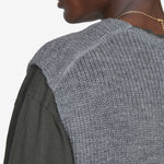 Chunky Ribbed Slipover Grey