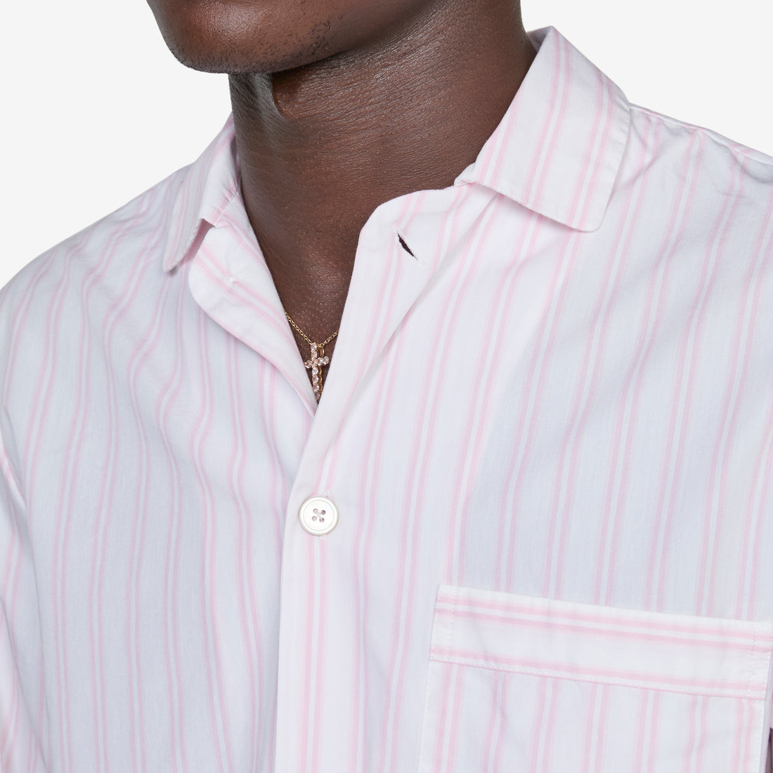 Cotton Poplin Pyjama Shirt Hatty Stripes Shirts