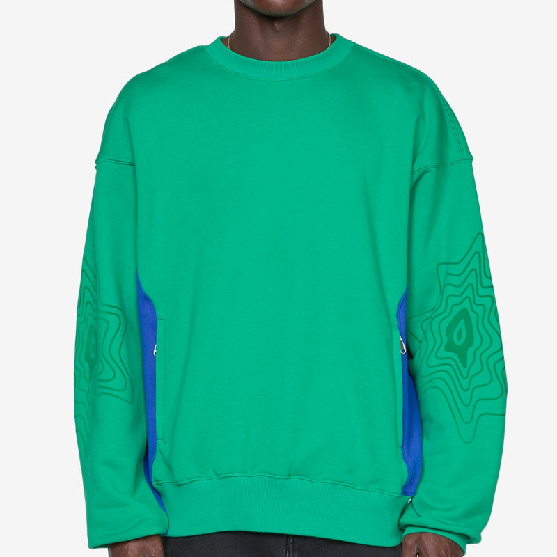 ASICS NOVALIS Bixance Sweatshirt Bright Green Jumpers