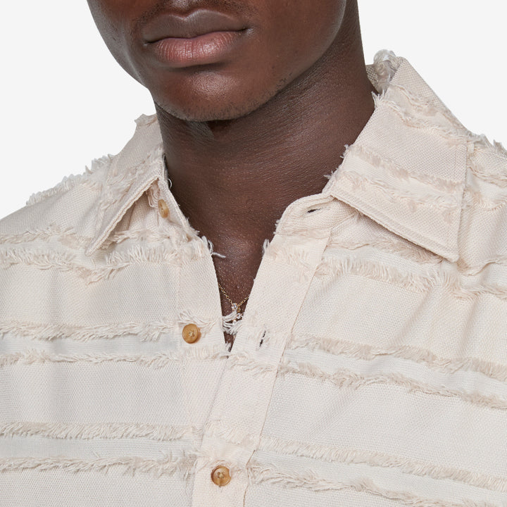 Boxy Short Sleeve Shirt Bone
