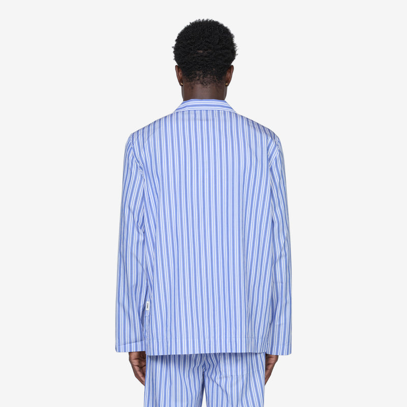 Cotton Poplin Pyjama Shirt Penny Stripes Shirts