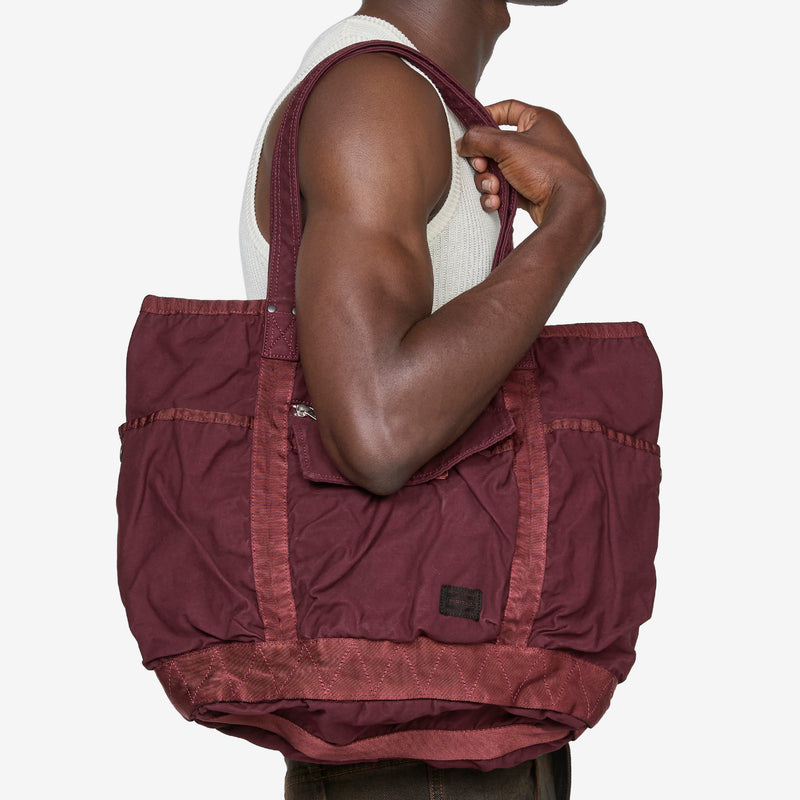 Crag Tote Bag Burgundy Bags