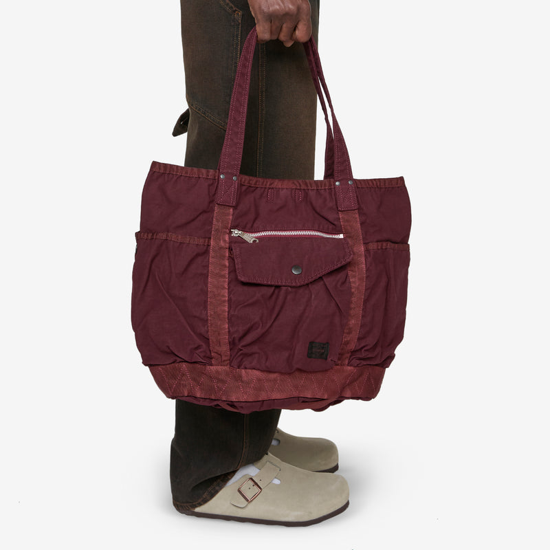 Crag Tote Bag Burgundy Bags