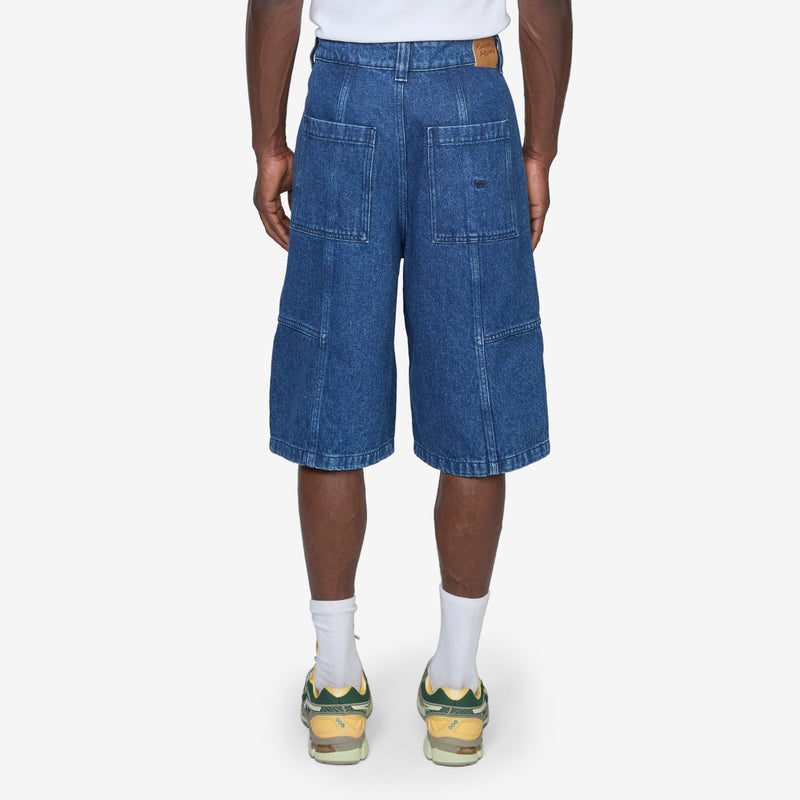 Workwear Shorts Washed Indigo Shorts