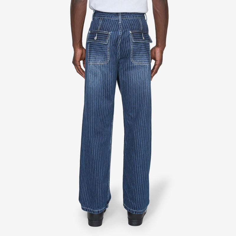 Wabashi Selvedge Denim Pants 13oz Indigo Washed Pants