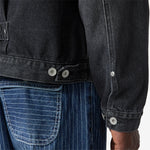 Type-1 Denim Trucker Jacket Black Washed