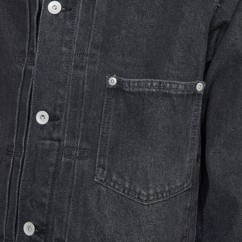 Type-1 Denim Trucker Jacket Black Washed – Above The Clouds