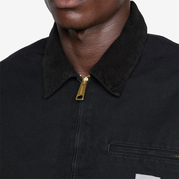 OG Detroit Jacket Black Aged Canvas Jackets
