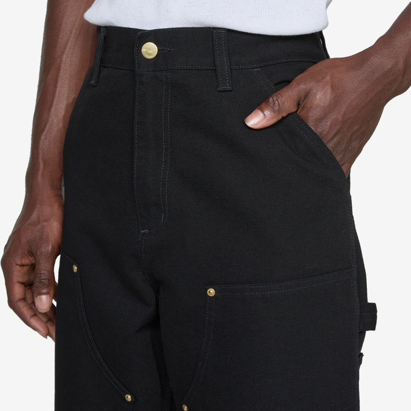 Double Knee Pant Black Rinsed Pants