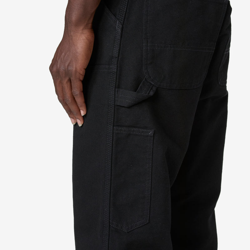 Double Knee Pant Black Rinsed Pants