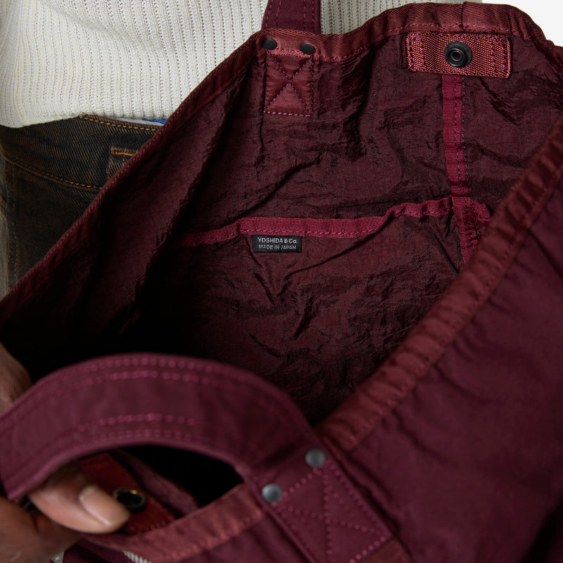 Crag Tote Bag Burgundy Bags