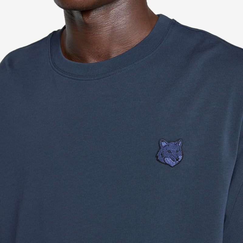 Bold Fox Head Patch Oversize T-Shirt Deep Navy Tees