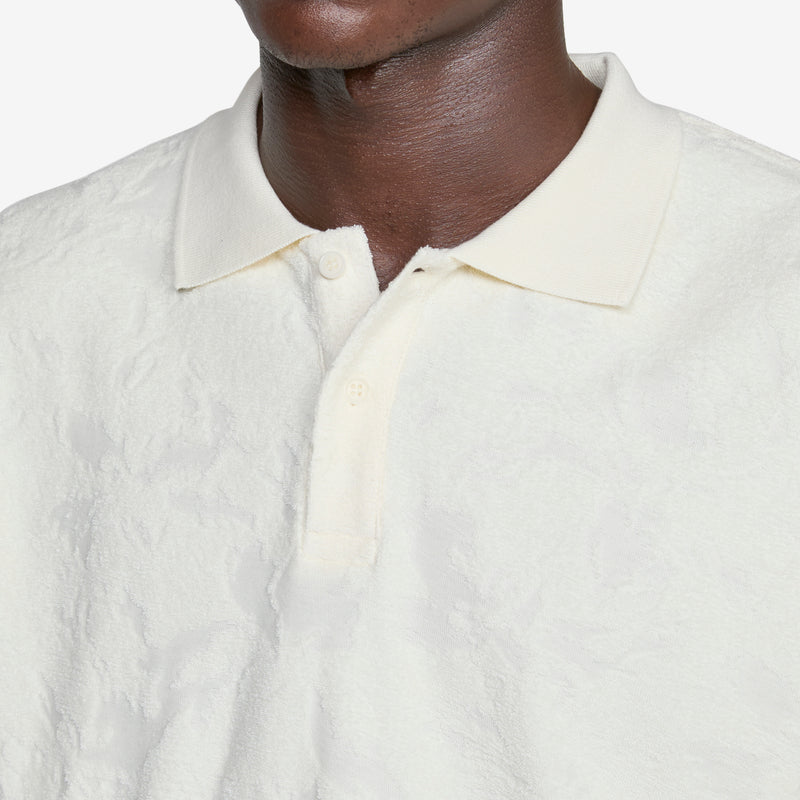Robert Longsleeve Polo Shirt Off White Shirts