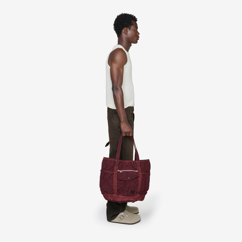 Crag Tote Bag Burgundy Bags