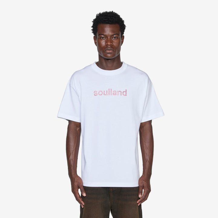 Kai Rhinstone T-Shirt White Front