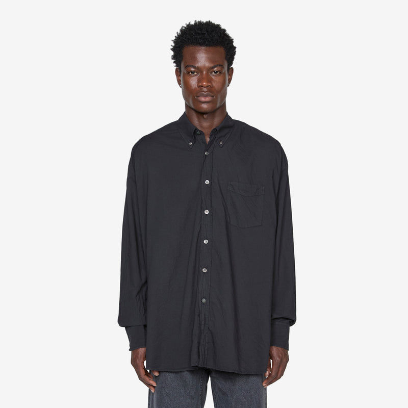 Borrowed BD Shirt Black Voile Shirts