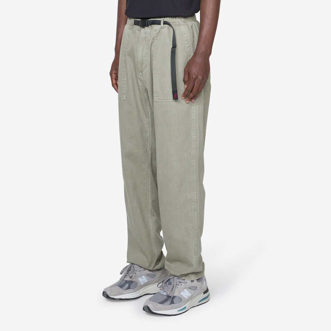 Loose Tapered Ridge Pant Pigment Sage Green Pants
