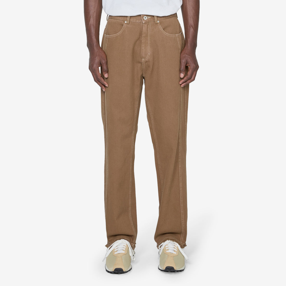 Trip 4 Pocket Jean Soft Brown Pants