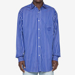 Striped Button Down Shirt Blue Stripe