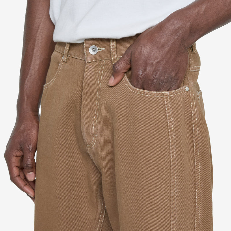 Trip 4 Pocket Jean Soft Brown Pants