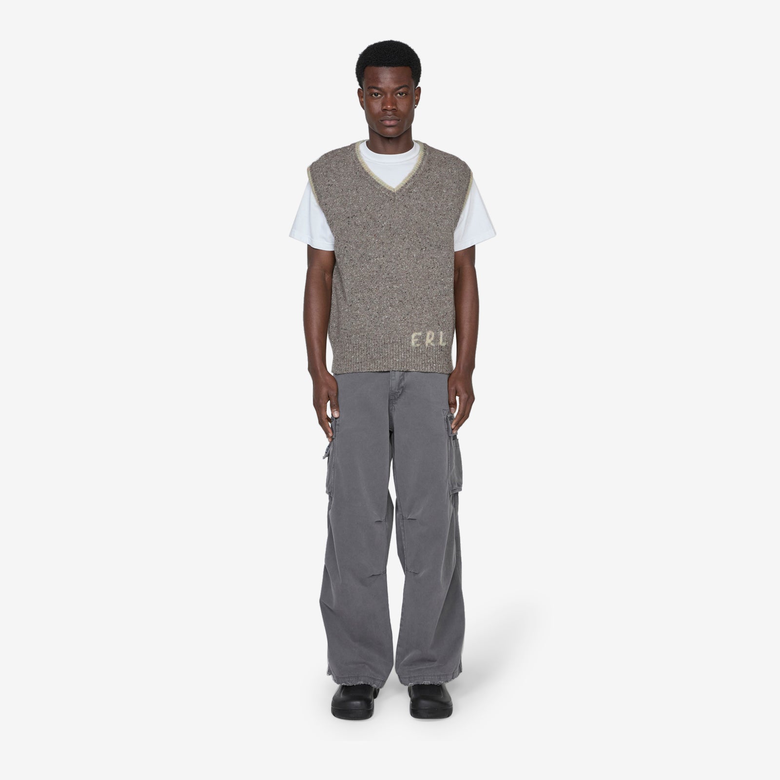 ERL Knit Vest Grey – Above The Clouds