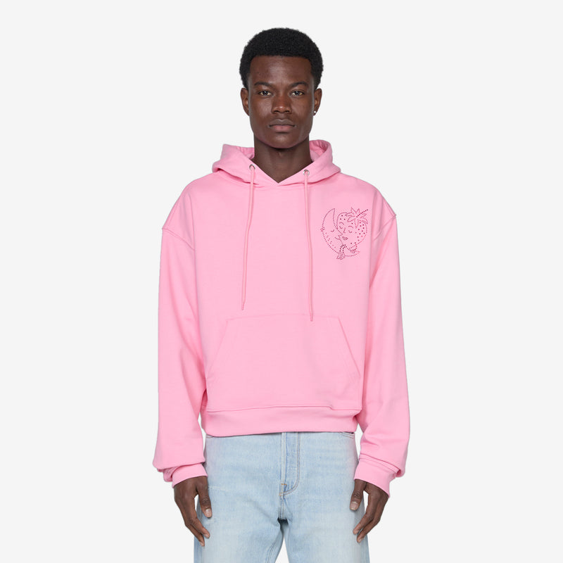 Bedazzled Hoodie Pink Jumpers