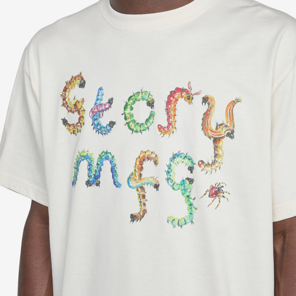 Grateful Short Sleeve T-Shirt Ecru Bugging Tees