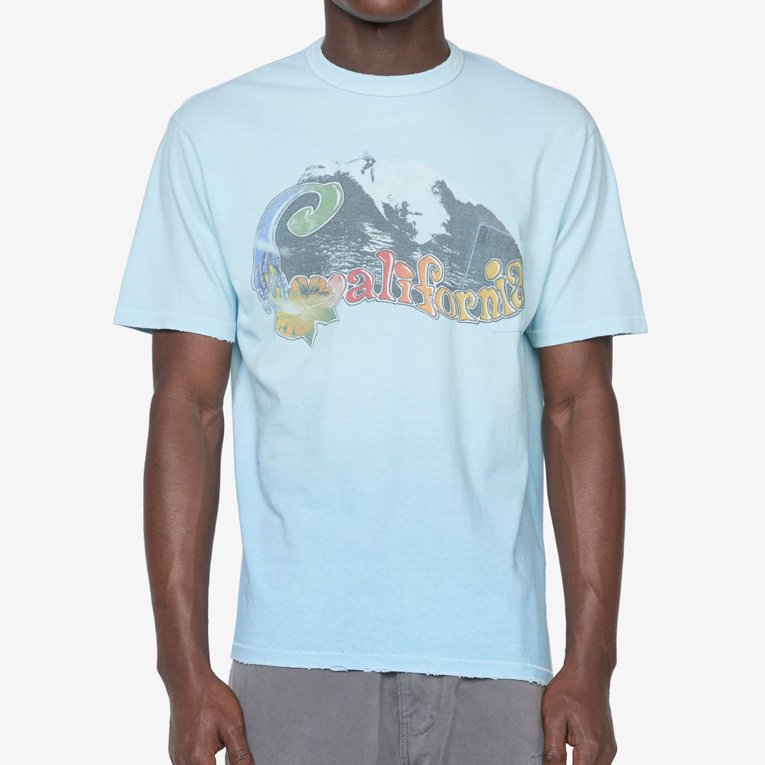 California Wave T-Shirt Blue Tees