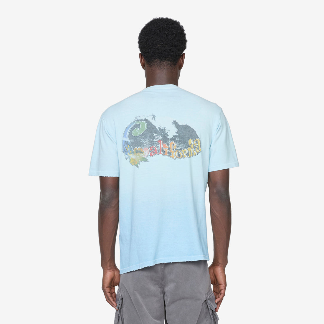 California Wave T-Shirt Blue Tees