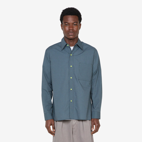 Longsleeve Shirt Blue | Green Check Shirts