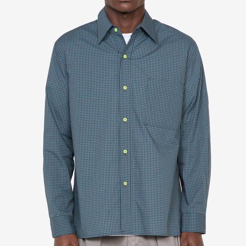 Longsleeve Shirt Blue | Green Check Shirts