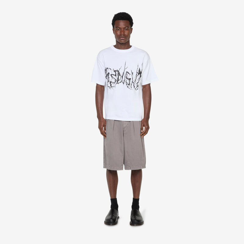 Pleated Balloon Shorts Grey Shorts