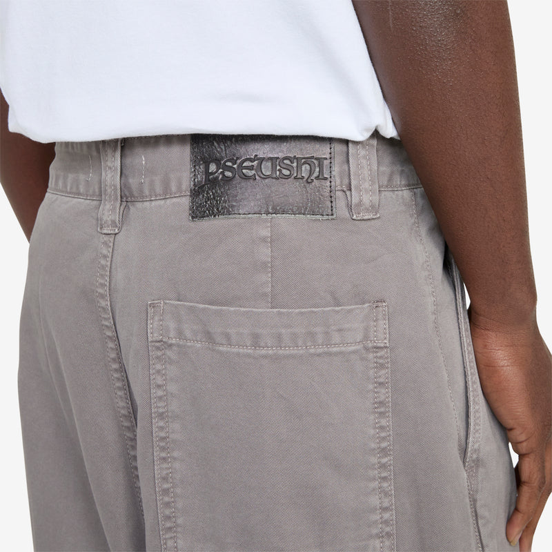 Pleated Balloon Shorts Grey Shorts