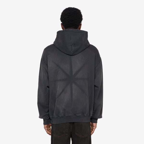 Pareidolia Hoodie Faded Black Jumpers