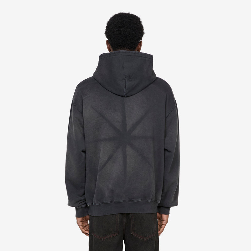 Pareidolia Hoodie Faded Black Jumpers