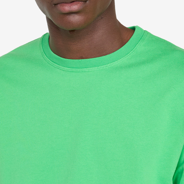 Coverstitch T-Shirt Green