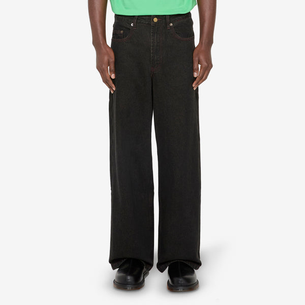 Loose Jeans Mud Wash Pants