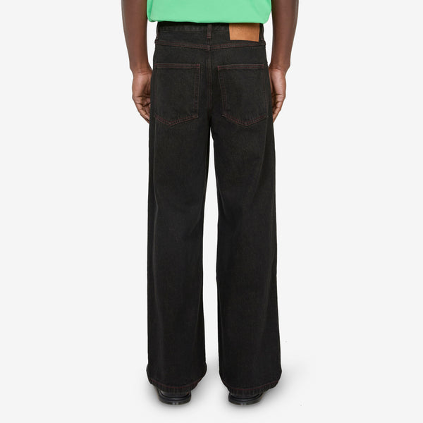 Loose Jeans Mud Wash Pants