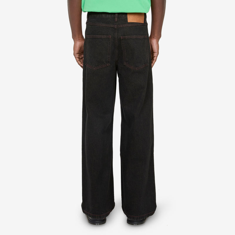 Loose Jeans Mud Wash Pants