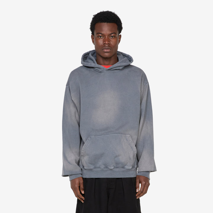 Pareidolia Hoodie Faded Grey Front