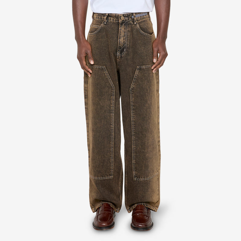 Bronco Denim Jeans Brown Tint Pants