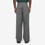 Stitch Pleat Trousers Charcoal