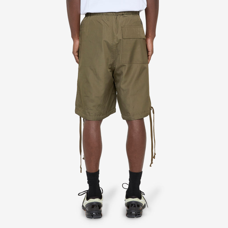 Military Non-Down Reversible Shorts Dark Olive Shorts