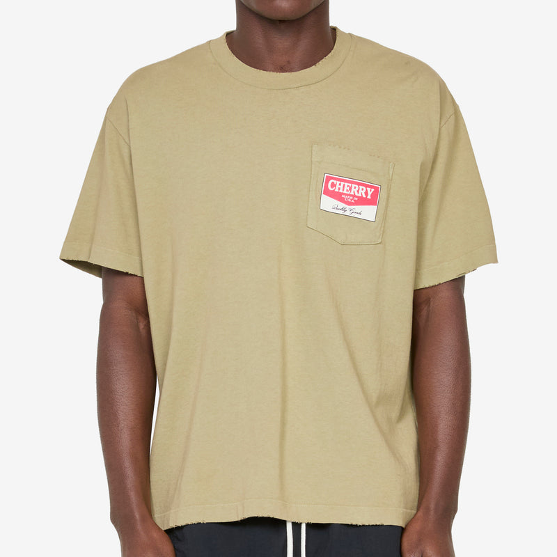 Chevron Logo Classic Pocket T-Shirt Cactus Tees