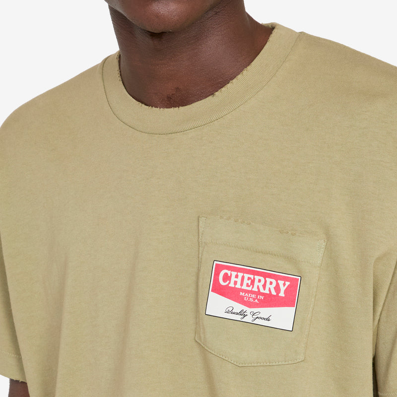 Chevron Logo Classic Pocket T-Shirt Cactus Tees