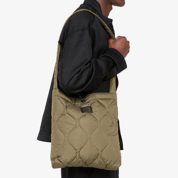 Military Cross Body Down Bag Medium Dark Olive Bags