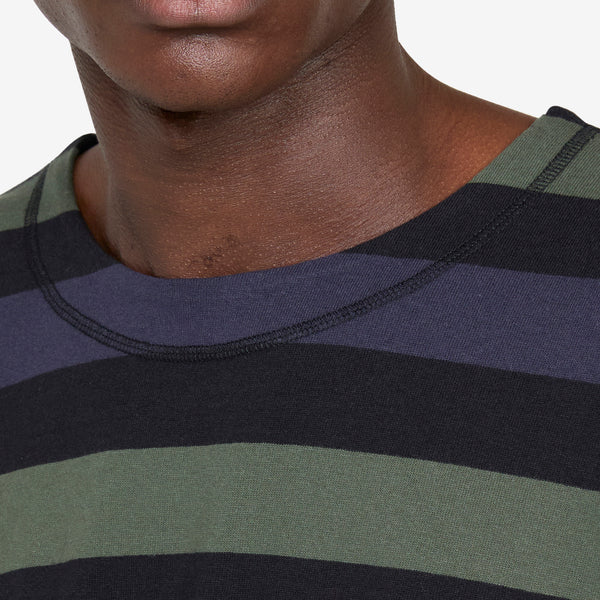 Crew Neck Matelot Off Black | Indigo | Uniform Green Jumpers