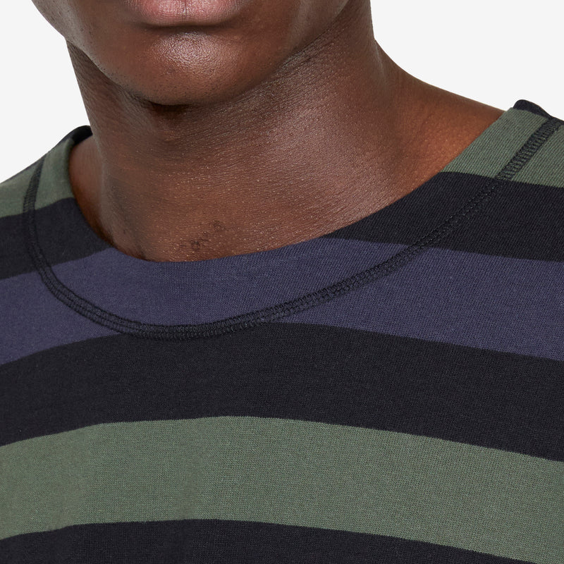 Crew Neck Matelot Off Black | Indigo | Uniform Green Jumpers