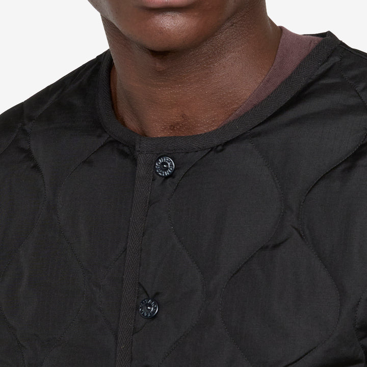 Military Crew Neck Down Jacket Black