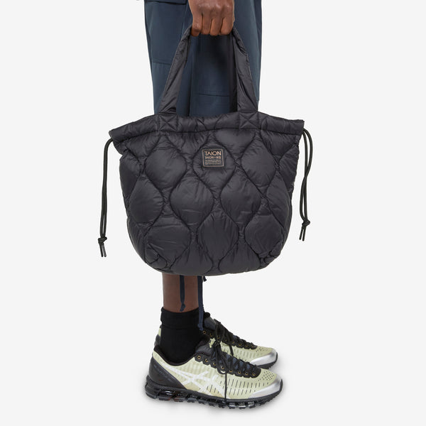 Military Soft Shell Down Tote Bag Medium Black Bags